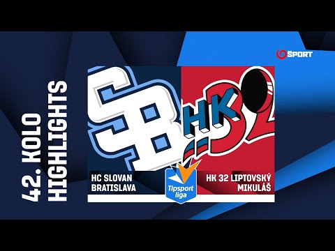 42. kolo: HC Slovan Bratislava - HK 32 Liptovský Mikuláš 7:1 (2:1, 5:0, 0:0)