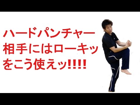 ハードパンチャーに対するカウンターのローキック!!元日本キックボクシングチャンピオンが解説！！
