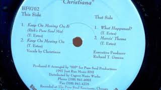 99P Featuring Christiana ‎– Keep On Moving On It (Rick's Pure Soul Mix)