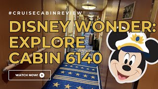 Inside Disney Wonder Cabin 6140 | Navigator’s Verandah Tour #disneycruise #disneywonder #disney
