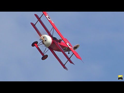 Fokker Dr.1 replica - Alex Stegener - Dreidecker Aerobatic Display - Flugplatzkerb Gelnhausen 2025