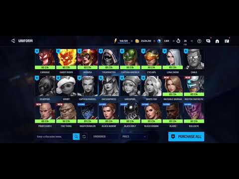 MARVEL future fight | 6th Year Anniversary rewards | T3 Selector