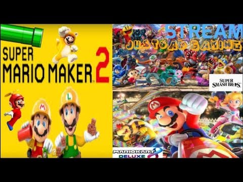 Mario Maker 2 Viewer Levels, MK8D, and SSBU! (Submit Super Mario Maker 2 levels with !add)