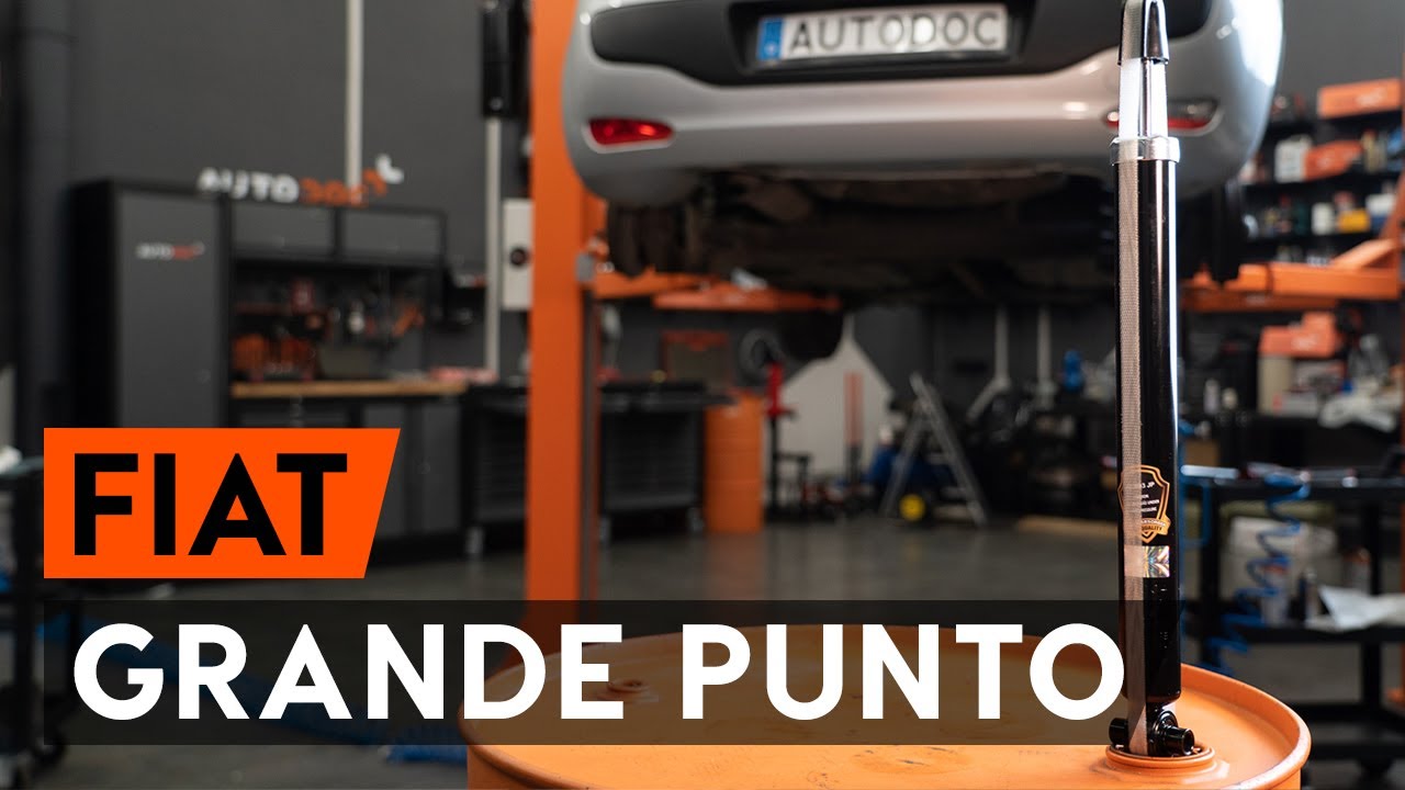 Cómo cambiar: amortiguadores de la parte trasera - Fiat Punto 199 | Guía de sustitución