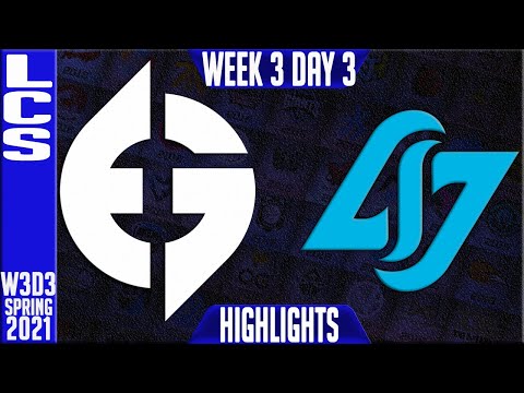 EG vs CLG Highlights | LCS Spring 2021 W3D3 | Evil Geniuses vs Counter Logic Gaming