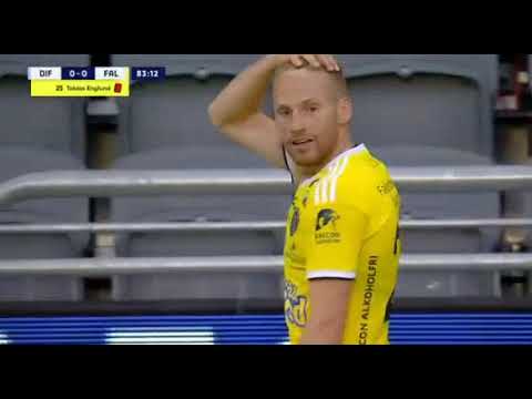 Djurgårdens IF   Falkenbergs FF   83'   Rött kort  Englund T , Falkenbergs FF