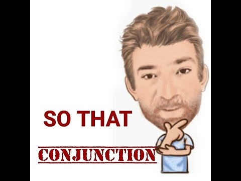 So That - Conjunctions (37) Two Meanings - English Tutor Nick P