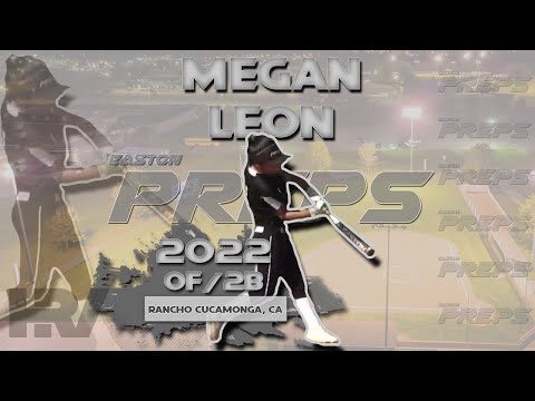 2022 Megan Leon (4.0 GPA) Outfield and Second Base, Softball Skills Video-Easton Preps