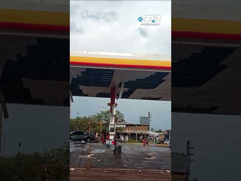 “Jardín América tras la ráfaga: daños y asistencia”