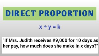 Direct Proportion |Complete Lesson| 📚