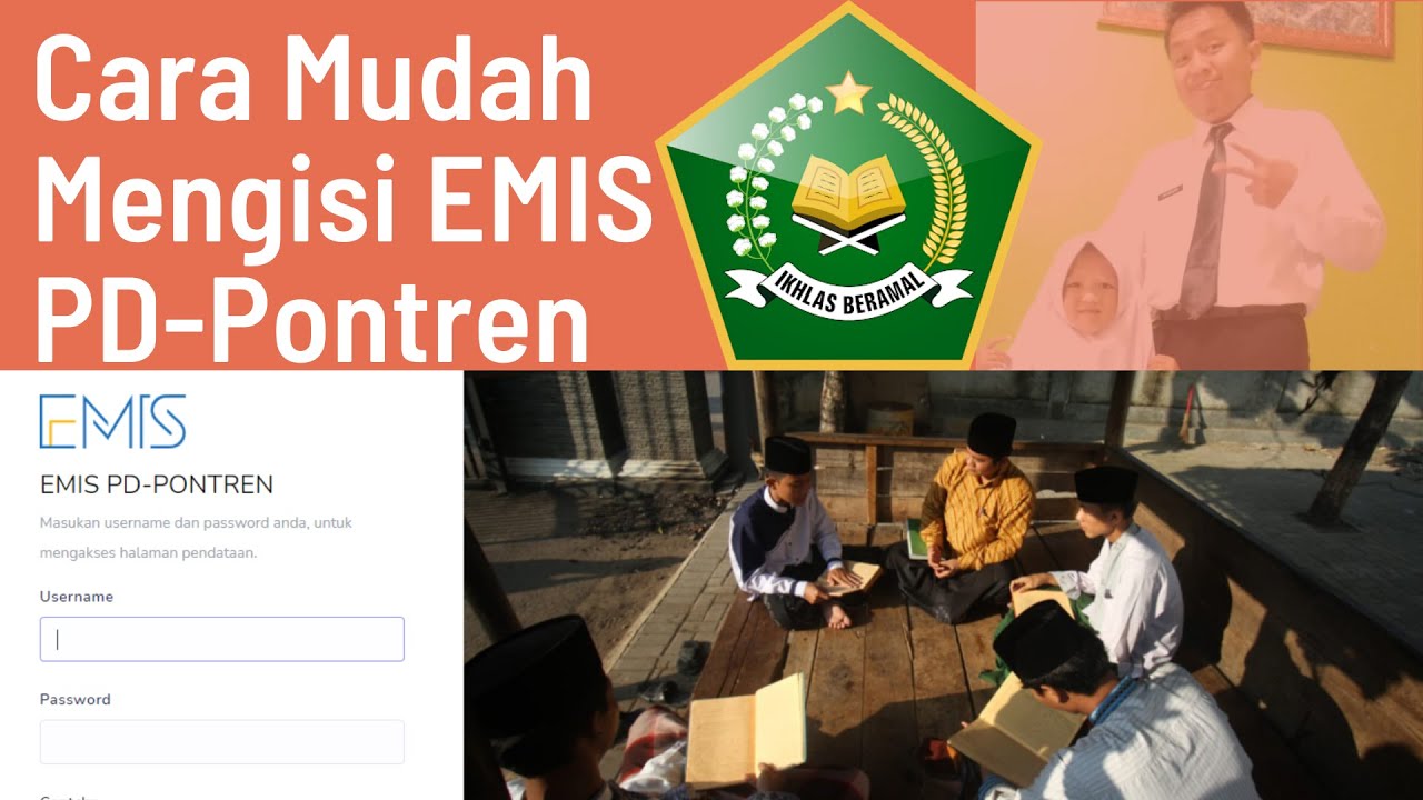 Tutorial pengisian EMIS PD Pontren dengan cepat dan tepat tahap 1 menu santri
