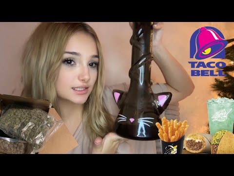 smoke sesh + taco bell