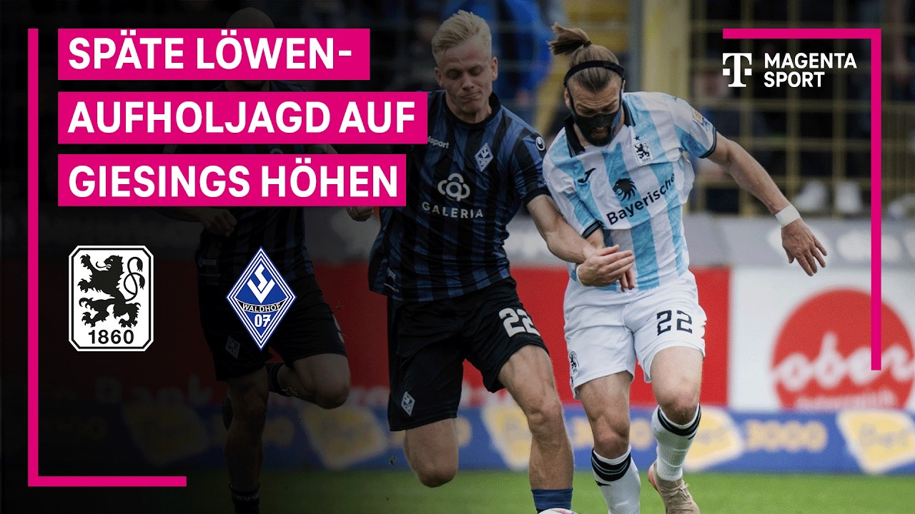 TSV 1860 München vs SV Waldhof Mannheim Highlights