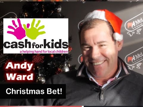 Andy Ward Rugby Christmas Bet for Cash4Kids