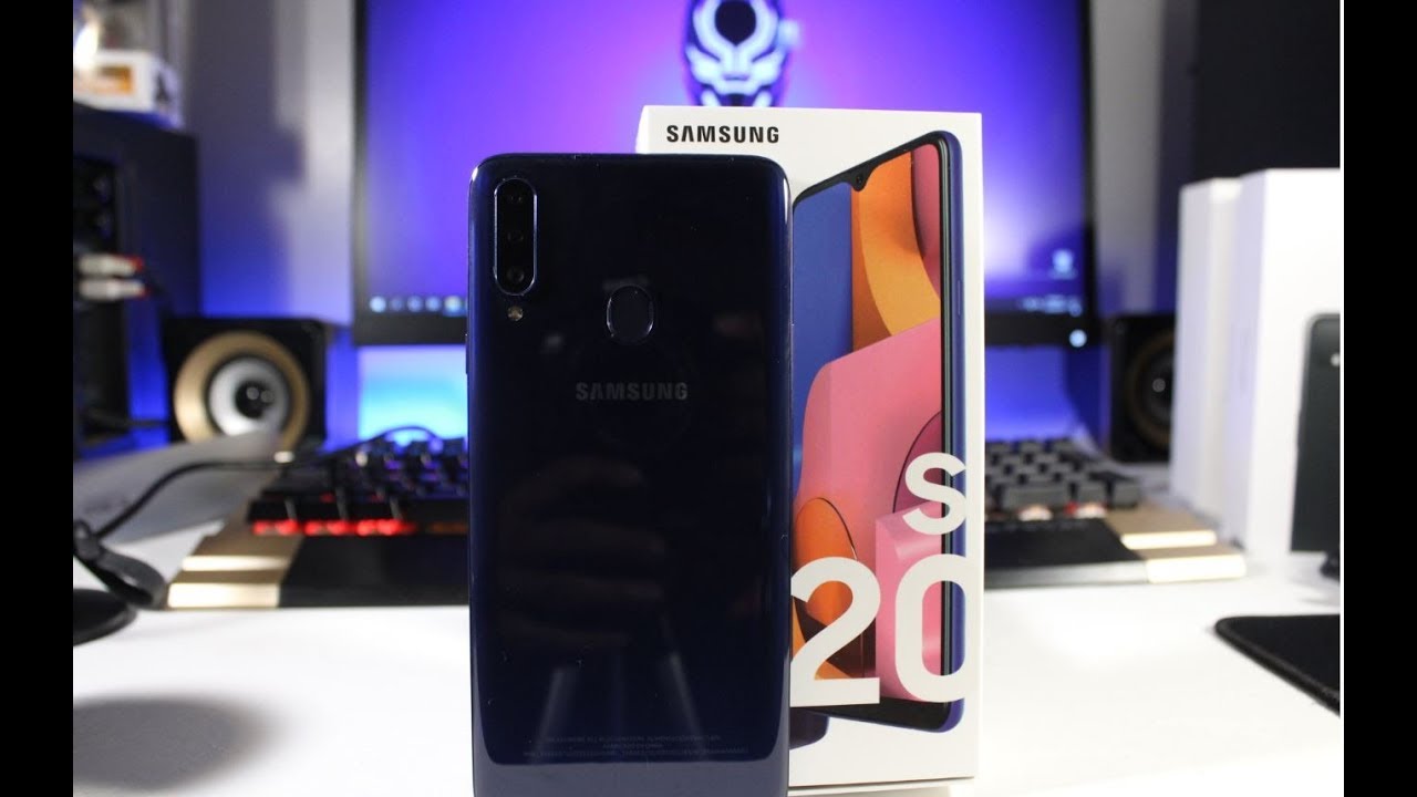 Samsung Galaxy A20s Blue Unboxing & First Impressions (USA) Is A $200 Budget Any Good? 2019-2020