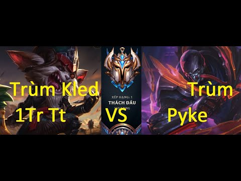 Trùm Pyke CGSimoN Bất Ngờ Đối Đầu Với Trùm Kled 1 Triệu Thông Thạo/Game Là Dễ