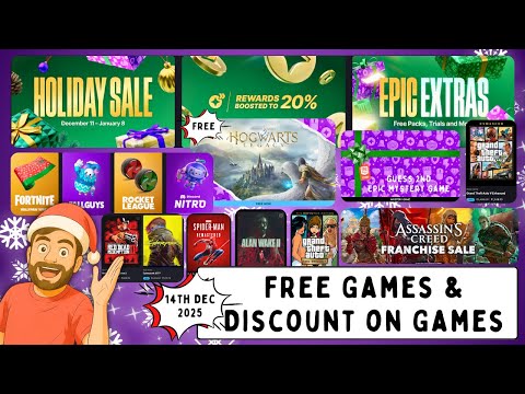 Claim this week's FREE & Discount on Games Now with 1st Epic Mystery Game Unlocked - 14/12/26 ❄️🧑‍🎄🎁