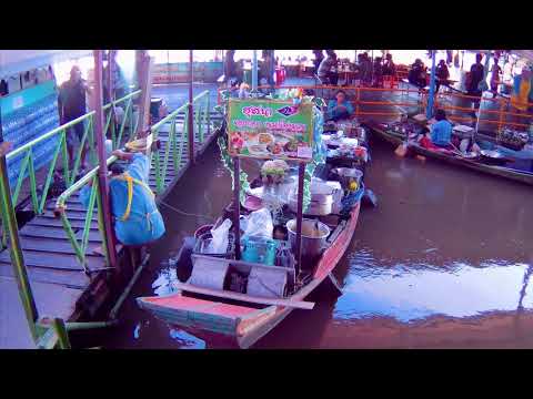 Mercado Flutuante de Ayothaya - Tailândia