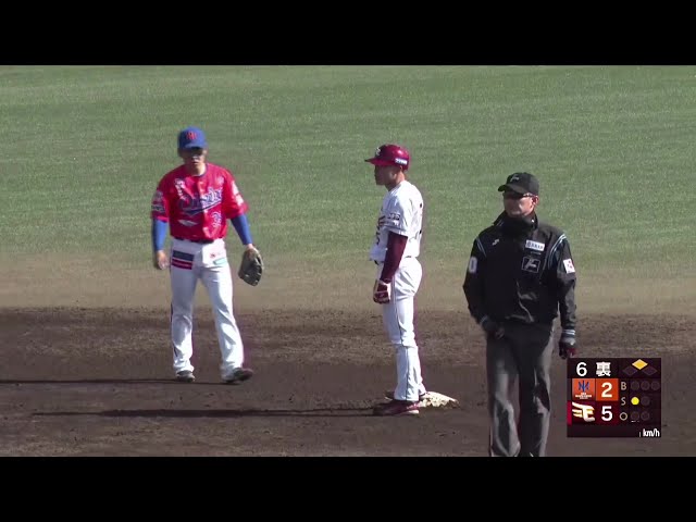 【ファーム】足で魅せる!! イーグルス・陽柏翔 盗塁成功でチャンスメイク!! 2025年4月9日 東北楽天ゴールデンイーグルス 対 オイシックス新潟アルビレックスBC