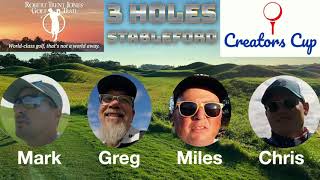 Creators Cup 2020 3 Hole Stableford match against Double Dogleg, Chili Dippa and Miles Martin at RTJ