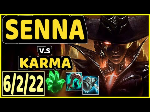 DUMBLEDOGE (SENNA) vs KARMA - 6/2/22 KDA BOTTOM SUPPORT GAMEPLAY - EUW Ranked DIAMOND