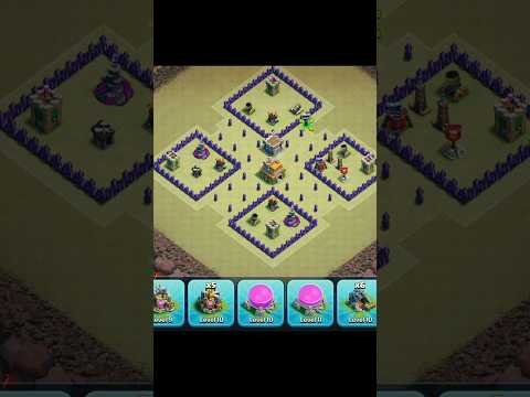 Unbeatable Town Hall 7 War Base Anti Everything #shortvideos #shorts #youtubeshorts #short #gaming