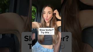 Slow texter? Try texting her this… #datingcoach #datingcoachformen #texting