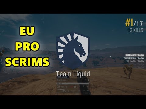 Team Liquid Kaymind, Jeemzz, ibiza & mxey - EU PRO SCRIMS - PUBG
