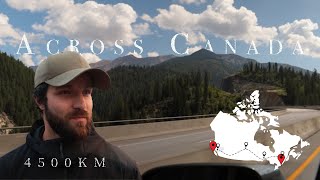 Solo 4500km ROAD TRIP across Canada |  BC to Ontario in 5 DAYS