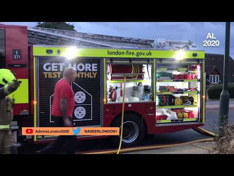 London Fire Brigade incident in Erith Kent