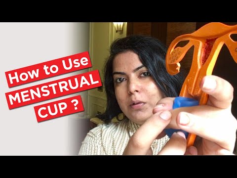How to use a menstrual cup? How to insert a menstrual cup? #menstrualcups