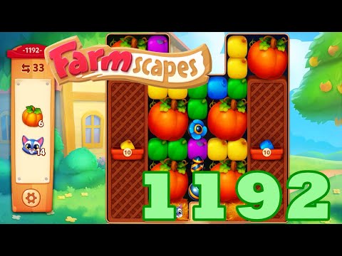 Farmscapes Level 1191 - 1192 HD Gameplay Walkthrough | 3 - match game | android | ios | GameGo Game