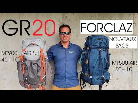 GR20 : Test des sacs Forclaz MT 500 air et MT 900 UL