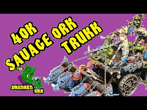 Warhammer 40k Ork Beast Snagga Trukk Kitbash
