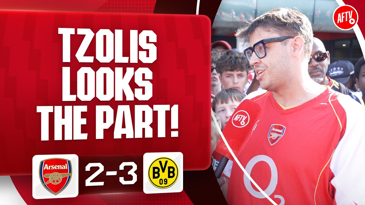Tzolis Looks The Part (Adam) | Arsenal 2-3 Dortmund