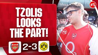 Download lagu Tzolis Looks The Part (Adam) | Arsenal 2-3 Dortmund mp3