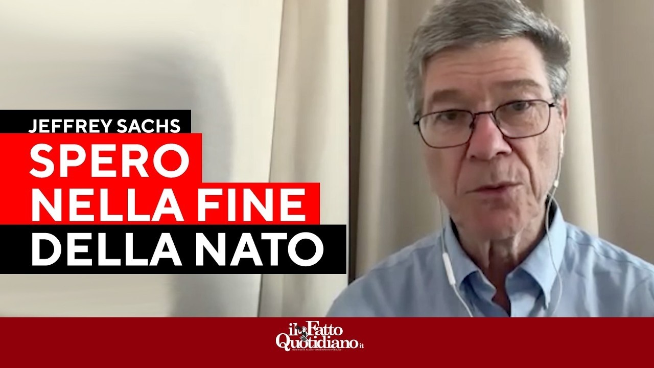 Sachs: "Vorrei che annunciassero la fine della Nato, perché non ne abbiamo più bisogno"
