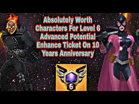 Absolutely Worth Level 6 Advanced Potential Enhance Ticket On 10 Anniversary - Marvel Future Fight