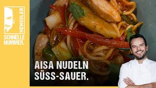 Schnelles Asia Nudeln Süß-Sauer Rezept von Steffen Henssler
