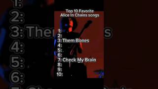 Top 10 Favorite Alice In Chains songs! #aliceinchains #grunge #rock #metal #music #top10