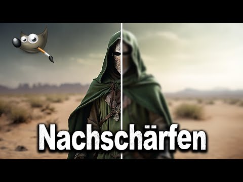 Bilder schärfen in GIMP | Fotos & Bilder nachschärfen | Tutorial [DEUTSCH]