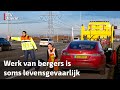 Auto's die rode kruizen negeren boezemen bergers en weginspecteurs angst in  | RTV Utrecht