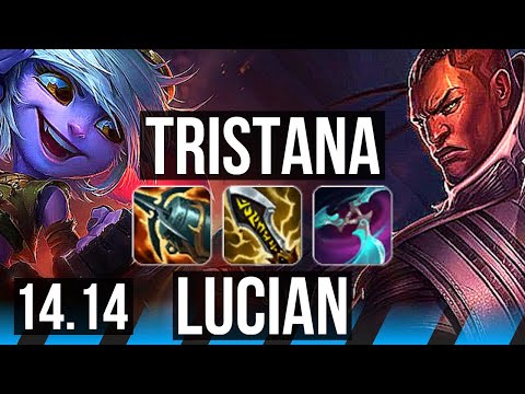 TRISTANA vs LUCIAN (MID) | 11/2/3, 900+ games, Legendary | EUW Challenger | 14.14