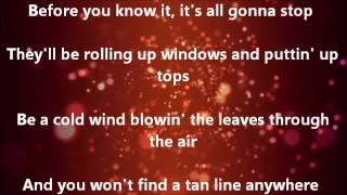Brad Paisley Beat This Summer (Lyrics Video)