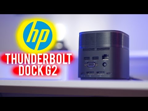 Hewlett Packard (HP) HP TB Dock G2 120W – 3x USB 3.0, 2x USB-C(15W), 1x USB-C Thunderbolt 3, 2x DisplayPort, 1x VGA, 1x RJ-45, 1x combo audio lizdas video