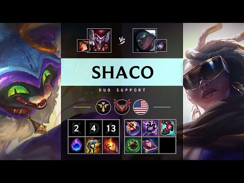 Shaco Support vs Senna - NA Grandmaster Patch 25.21