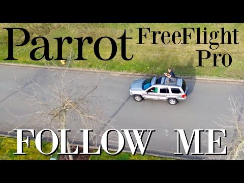 PARROT BEBOP 2 FOLLOW ME // FREEFLIGHT GPS & Visual Tracking