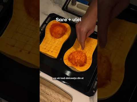 Dovleac copt la cuptor, cel mai simplu desert de toamnă