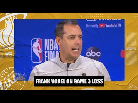フランク・フォーゲル、レイカーズのゲーム3敗後のヒートに大いなるリスペクトを維持｜2020年NBAファイナルズ (Frank Vogel maintains great respect for Heat after Lakers' Game 3 loss | 2020 NBA Finals)