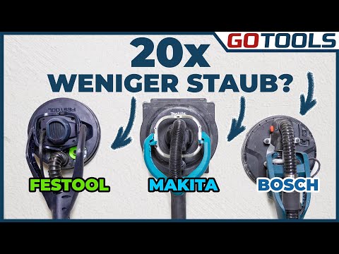 Giraffe sanders in a comparison test! Now finally with Festool! Including a raffle